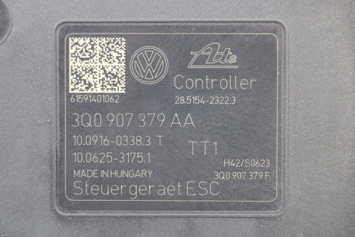фото №8, Audi vw насос abs 3q0907379aa гальм 3q0614517aa fl рестайлінг 3q0 907 379 aa a
