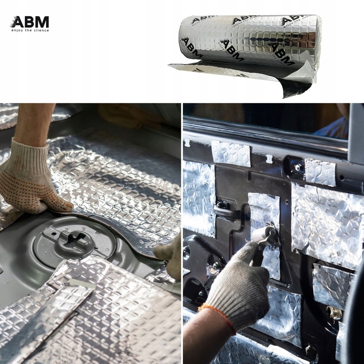 фото №11, Шумоизоляция крыша автомобиля коврик шумопоглощающая butyl premium 1.5mm 40x500cm