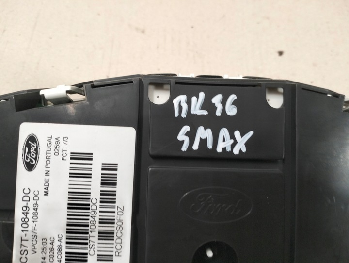 фото №5, Ford galaxy mk3 рестайлинг спидометр манометр 2.0tdci uk автомат cs7t-10849-dc