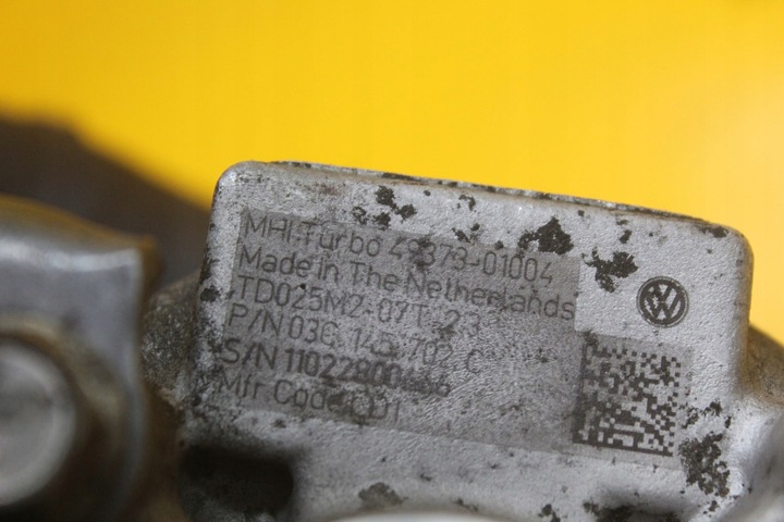 фото №12, Turbo турбина турбонагнетатель skoda octavia ii 1.4 tsi caxa 4937301004