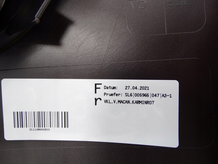 фото №14, Porsche macan gts другий рестайлінг 2021+ бампер комплектний 95b