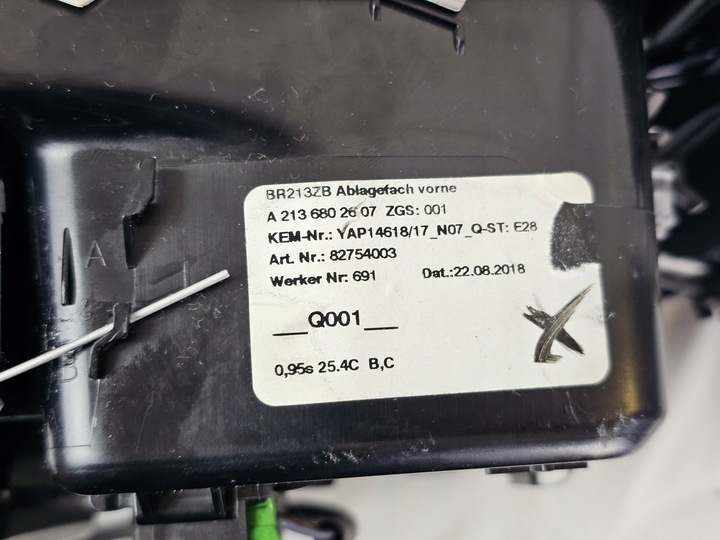 фото №13, Рамка туннель панель idrive mercedes w213 pad e климат пепельница часы led