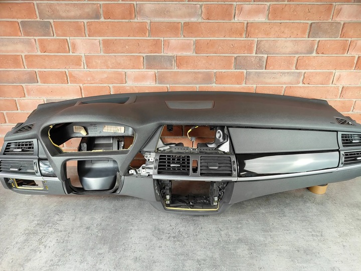 фото №6, Bmw x5 e70 панель раздаточная консоль капот чёрная + подушка безопасности пассажира