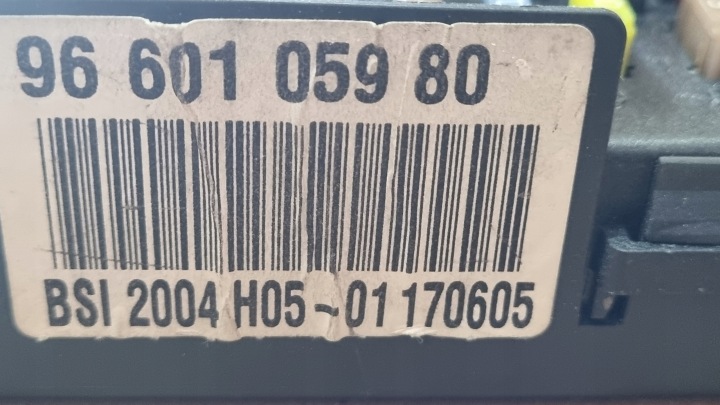 фото №5, Модуль блок запобіжників bsi peugeot citroen c4 1.6 hdi 9660105980