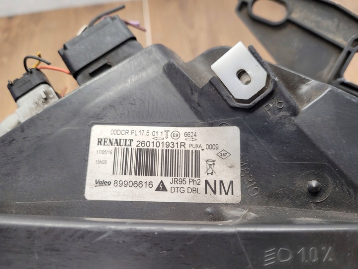 фото №10, Renault scenic iii 3 рестайлинг 260101931r лампа правый перед ксенон англичанин