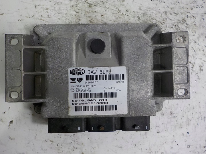 фото №1, Citroen компьютер блок управления 9660215880 iaw6lpb