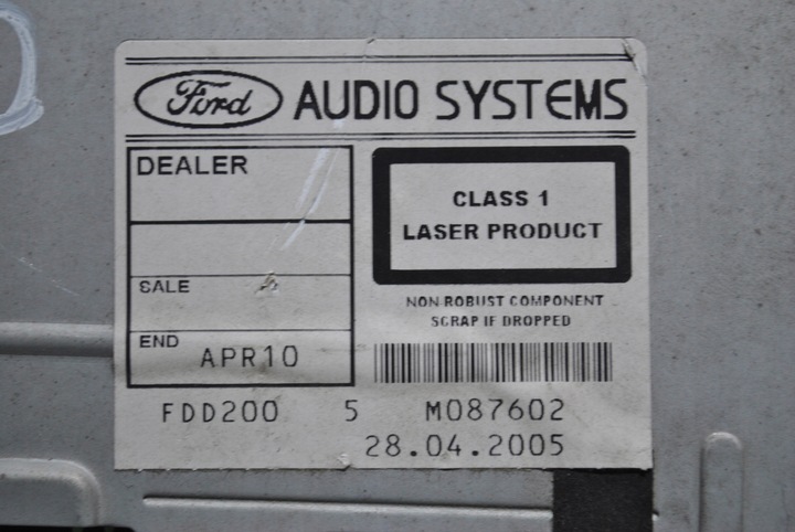 фото №8, Радіопрогравач cd ford mondeo mk3 5s7t-18c815-ac