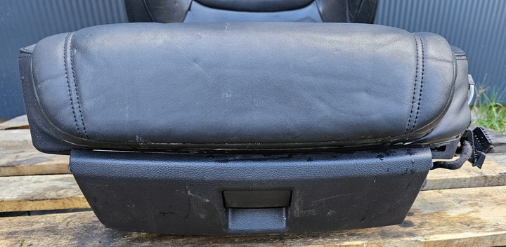 фото №13, Vw touareg 2010-2017 сидіння водія лівий чорний шкіра