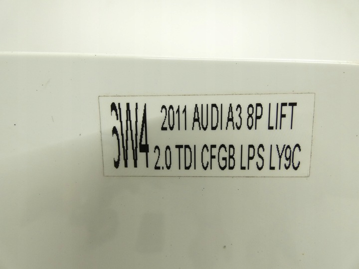 фото №9, Бампер зад задній audi a3 8p рестайлінг 3d хетчбек 08-12r s-line ly9c