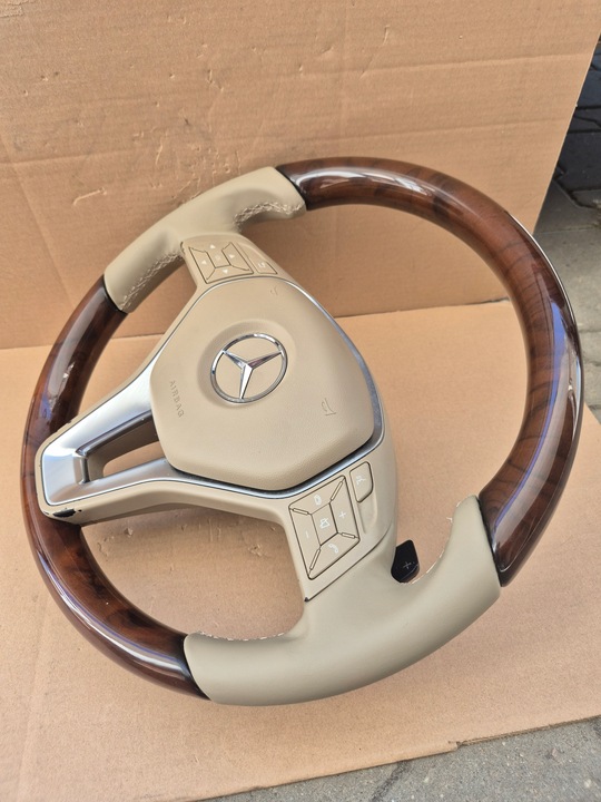 фото №13, Комплектна дерев'яна кермо mercedes cls w218 e w212 w204 glk sl ml w166