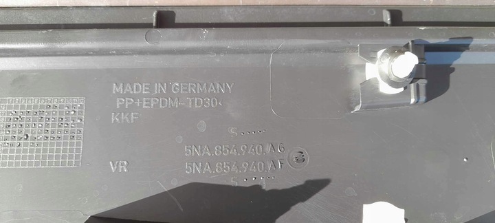 фото №8, Планка двері правий перед vw tiguan ii 2 ad 2016-2024 bt 2017- 5na854940ag