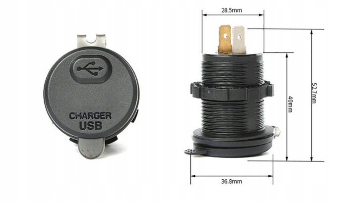 фото №11, Зарядное устройство usb-c qc 3.0 pd вольтметр синий 36w do надстройки quick charge