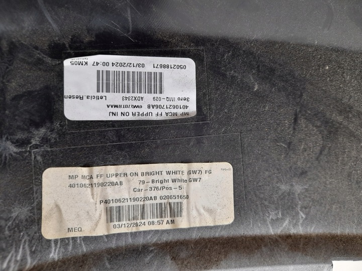 фото №16, Jeep compass ii рестайлінг 21- бампер переднє pw7 6wq70trmaa usa