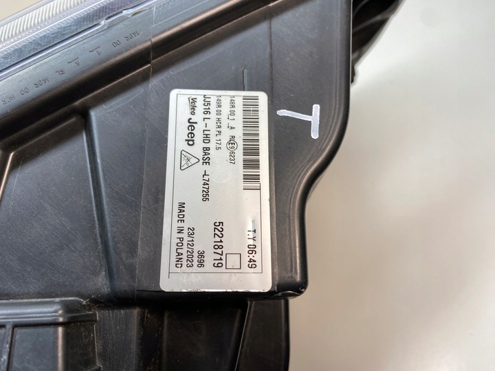 фото №9, Jeep avenger лампа ліва лівий перед передня повний led 52218719