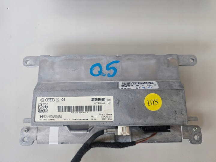 фото №8, Екран дисплей радіо навігація тюнер audi q5 8t1035652g / 8t0919604