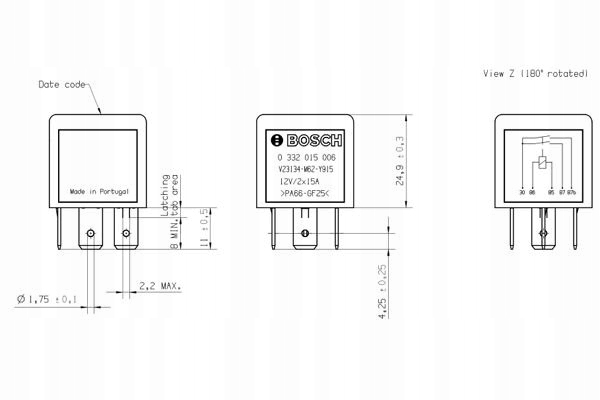фото №8, Реле bosch 332 015 006
