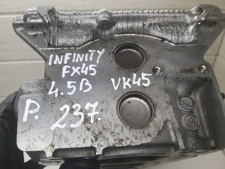 фото №16, Головка двигуна права справна infinity fx45 4.5b vk45 vk45de nissan r-ar2