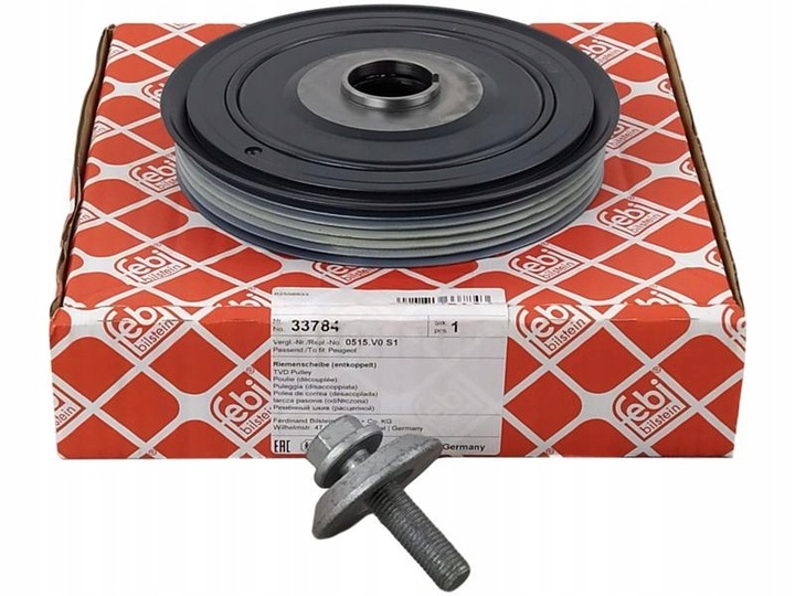 фото №9, Febi bilstein 33784 колесо ременное, wał коленчатый