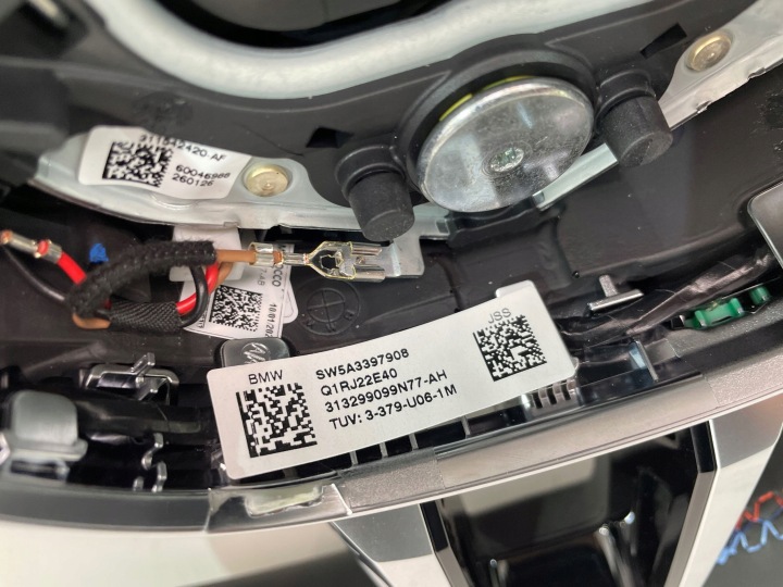 фото №8, Bmw x1 u11 u10 u06 руль кожаный m набор лепестки новая с подогревом