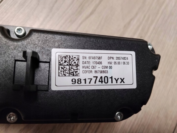 фото №9, Панель климат-контроля воздуховод европа opel grandland x 18r 98177401yx