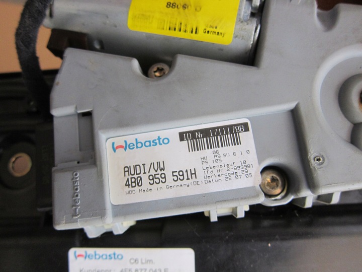 фото №8, Люк солнечный солнечная крыша audi a6 c6 sedan