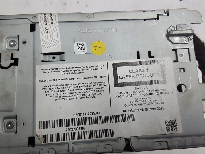 фото №6, Vw passat b7 cc eos golf v vi навігація gps радіо 1t0035680f