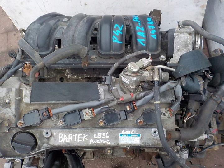 фото №7, Toyota avensis ii t25 04r 2.0 vvti 147km двигатель 1az-fse комплектный