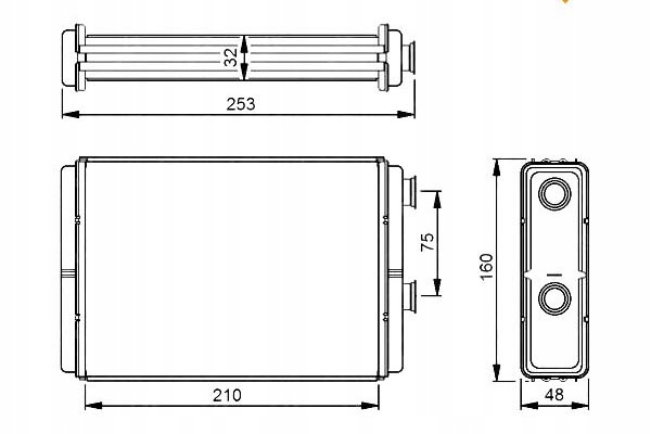 фото №11, Обігрівач punto 99- тип магніт m. nrf 53233 теплообмінник тепло,
