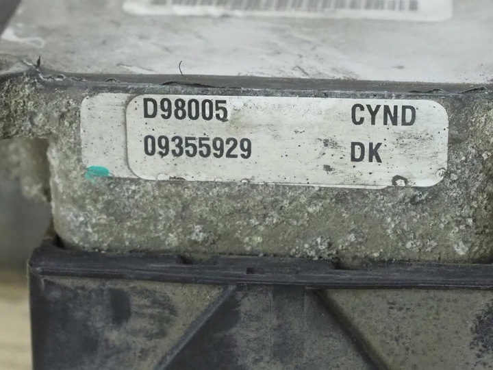 фото №10, Astra ii g 1.6 16v комп'ютер двигуна 09355929 cynd