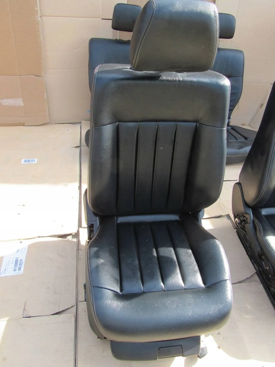 фото №5, Mercedes e w212 212 обивка сиденье сиденья диван кожа белая nić