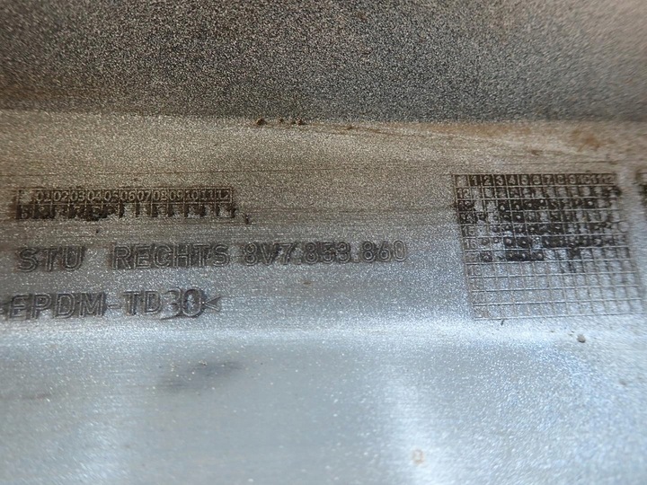 фото №3, Порог планка пороговая правая audi a3 2012- cabrio 8v