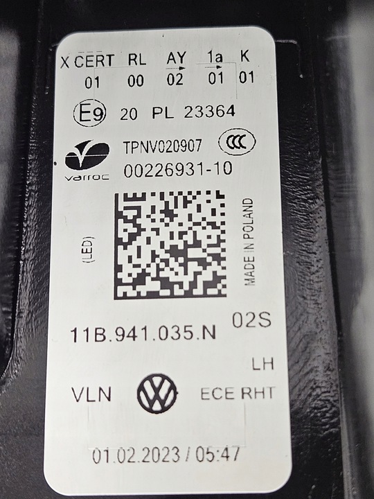 фото №14, Левая лампа перед vw id4 id.4 2020- 11b941035n полный led