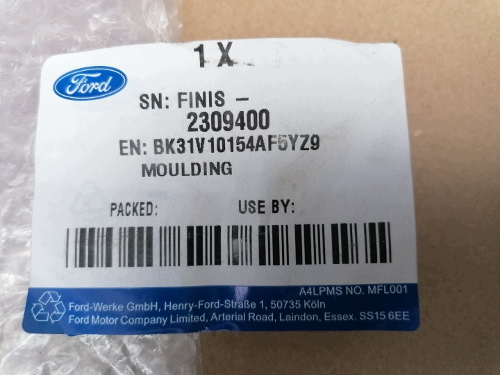 фото №8, Нова oem номер накладка порогова права перед ford transit 19-26 bk31-v10154-af
