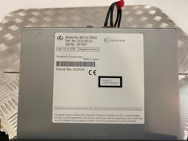 фото №5, Lexus nx 2019 панель / радиопроигрыватель cd/dvd/gps 8612078640