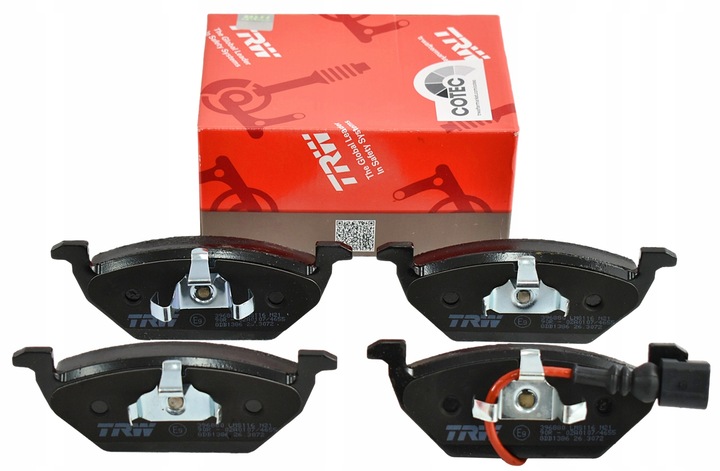 фото №1, Trw гальмівні колодки гальмівні перед seat leon 1m 1p toledo
