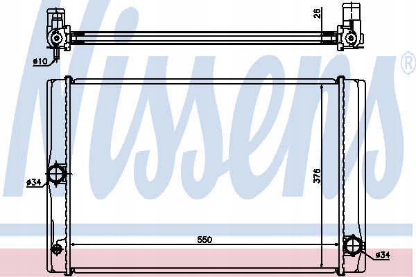 фото №12, Радіаторів води nissens 64691