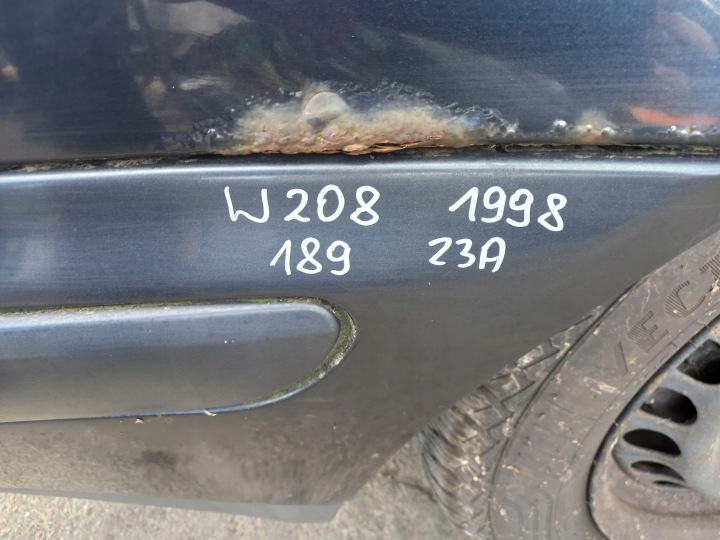 фото №10, Mercedes clk c208 w208 задній бампер задній 189