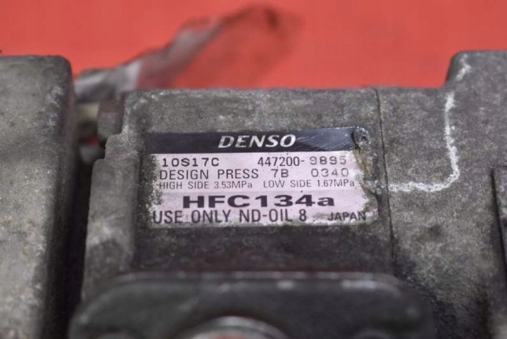фото №7, Компрессор насос кондиционера 447200-9895 honda accord 6 vi 1.8 vtec 136 km