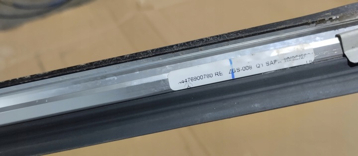 фото №6, Планка стёкла хром правый зад mercedes v-klasa w447 a4476900780