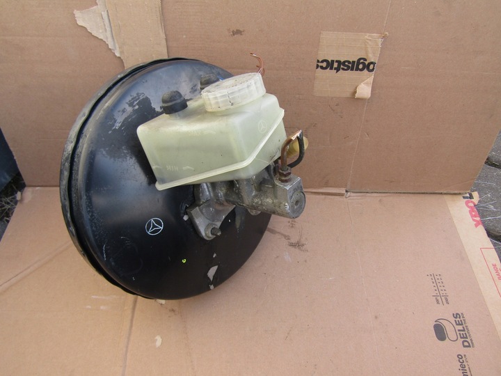 фото №1, 10 mercedes w124 усилитель + помпа тормозная