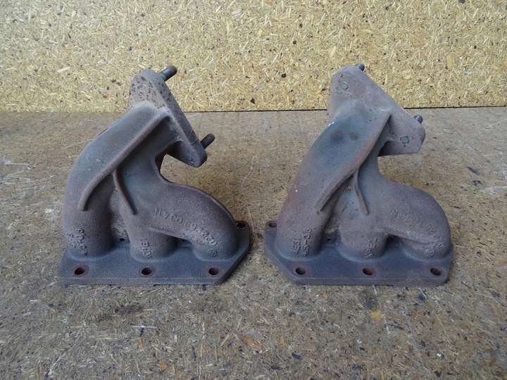 фото №10, Audi tt 8j a3 8p golf v r32 3.2 v6 коллектор выпускной 022253034n 022253033n