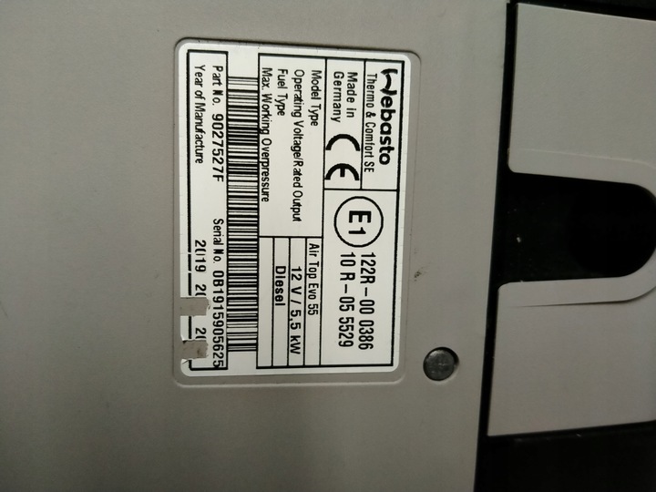 фото №5, Air top evo 55 вебасто обігрів стояночний 12v