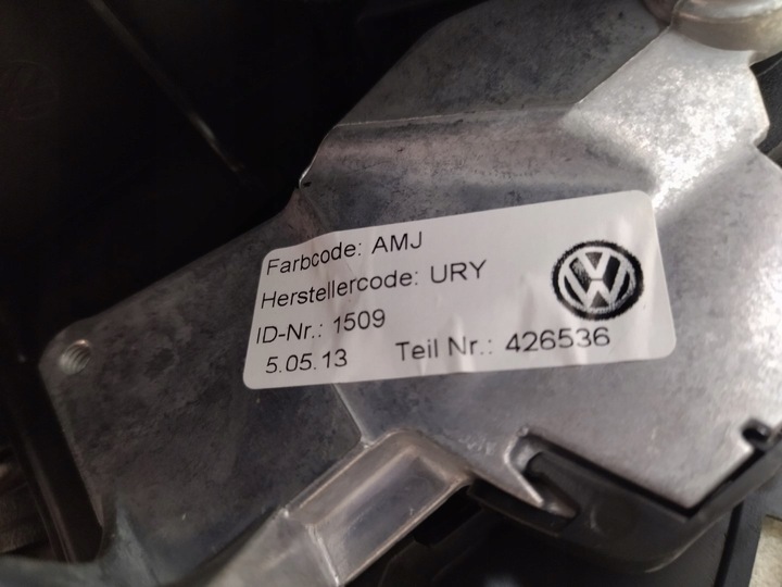 фото №15, 5g0864207d туннель средний чёрный материал белая nić vw golf vii 2013+