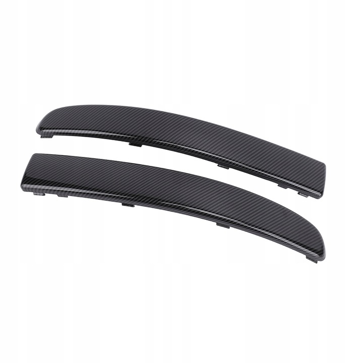 фото №7, 1 пара передні бампер нижня оздоблення 735455057 зразок волокна 4d