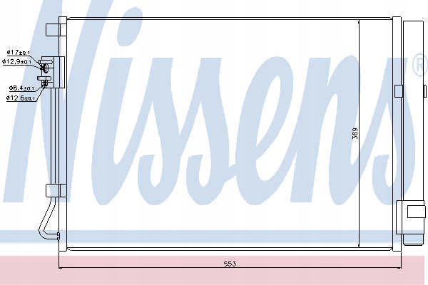 фото №14, Nissens 940243 конденсатор, кондиционер