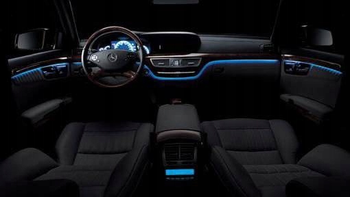 фото №6, Оптоволокно el wire led стрічка фоновий 1m рожевий