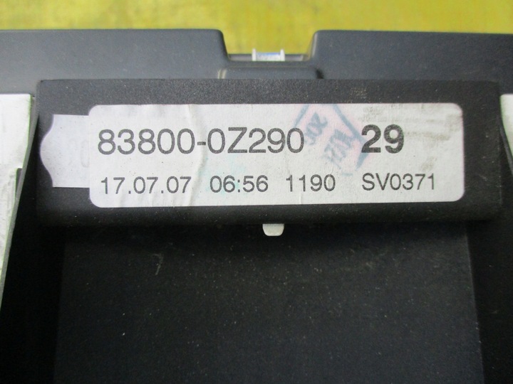 фото №5, Toyota auris 2.0 d4d спідометр  прилади 83800-0z290