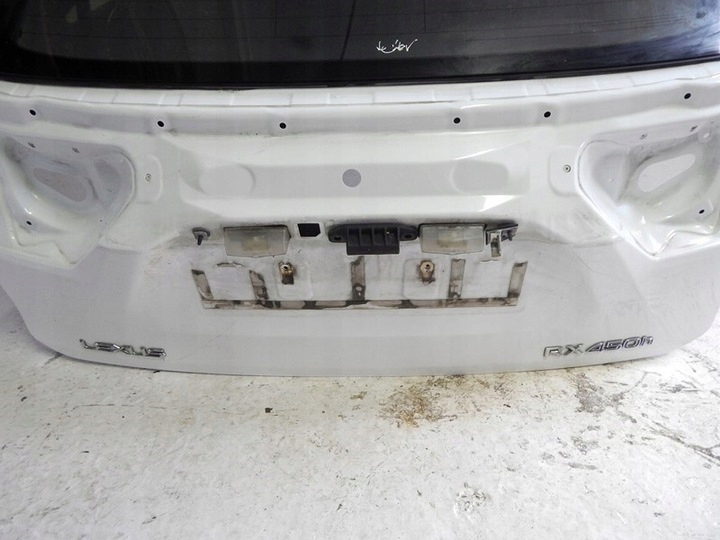 фото №3, Кришка задня lexus rx iv 15-22 скло біла перлина