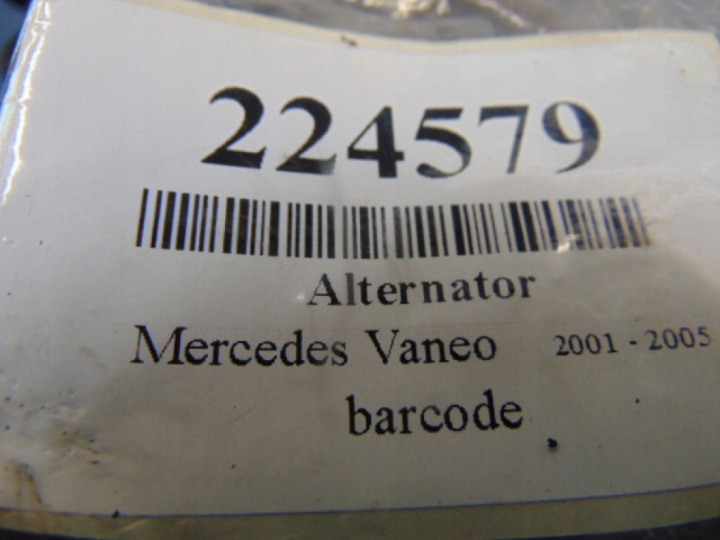 фото №6, Mercedes vaneo 1.7d генератор водяний a6681540302
