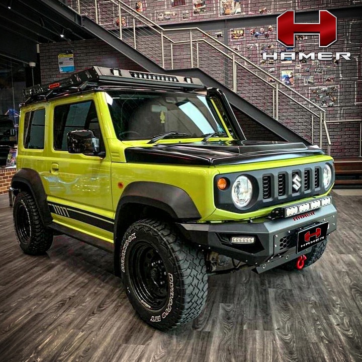 фото №14, Бампер переднє сталевий offroad hamer king suzuki jimny jb74 2018-